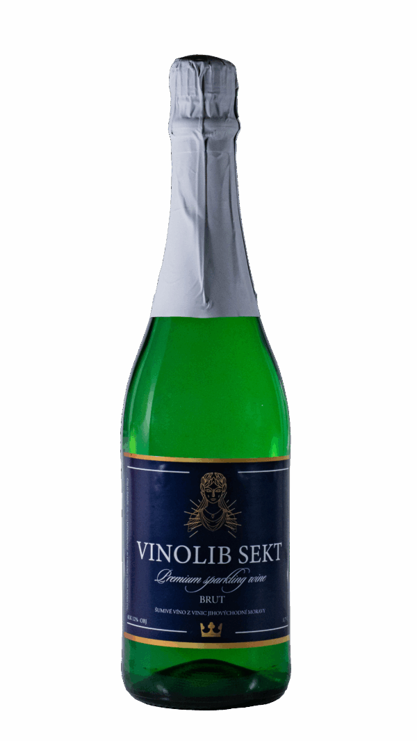 Bílé šumivé víno, suché, 0,75 l